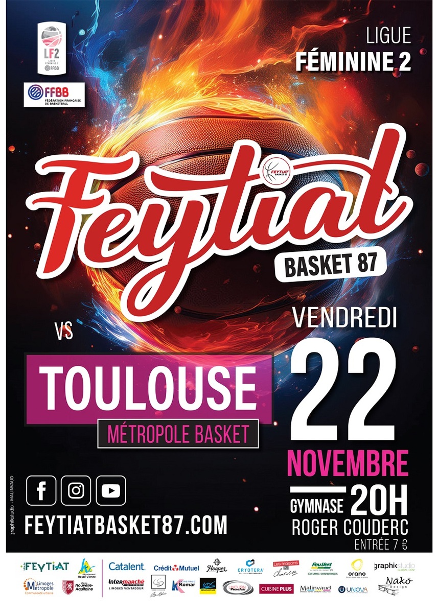 Match LF2 Feytiat face à Toulouse